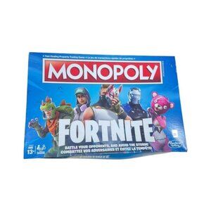 Monopoly Fortnite NEW Board Game Gift Present Christmas Birthday Kids Gaming Box